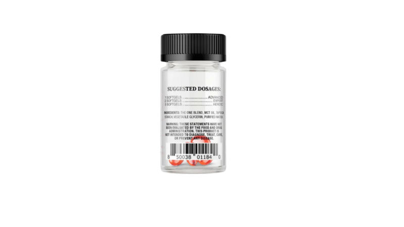THE ONE: 5-Count 1g Macrodose Soft Gels - Image 2