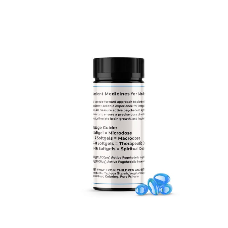 Entheo Vegan Soul Blend Softgels | Magic Mushrooms - Image 3