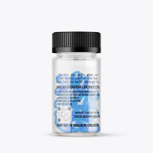 THE ONE: 20-Count 250mg Microdose Soft Gels - Blue - Image 3